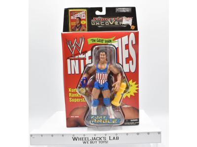 Kurt Angle WWE Super Stars Uncovered Series Integrities Action Figure 2002