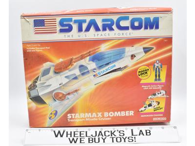 Starmax Bomber WHITE Transport Missile Cruiser 100% W Box Starcom 1986 Coleco