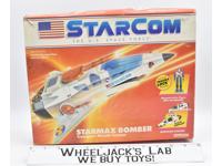 Starmax Bomber WHITE Transport Missile Cruiser 100% W Box Starcom 1986 Coleco