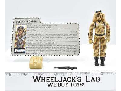 Dusty Desert Trooper GI Joe 1985 Hasbro Action Figure Vintage