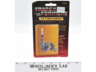 Shockwave Sealed Pack Card #122 Transformers Trading Action Cards 1985 G1