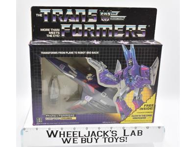 Cyclonus NEAR MINT FIGURE MIB 100% Complete 1986 Vintage Hasbro G1 Transformers
