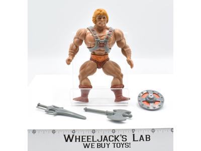 He-Man SOFT HEAD 1982 MOTU Masters of the Universe Vintage Action Figure
