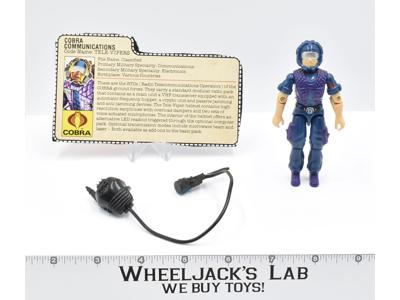 Tele-Viper Cobra Communications 100% Complete GI Joe 1986 Hasbro Action Figure