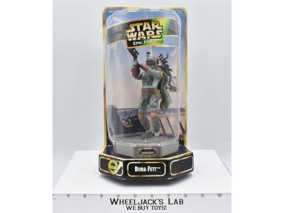 Boba Fett Epic Force NEW POTF2 Power of the Force 1997 Star Wars Kenner Figure