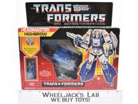 Highbrow MIB NEAR MINT FIG 100% Complete E 1987 Hasbro Vintage G1 Transformers