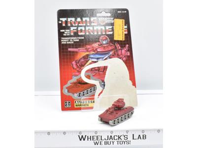 Warpath WITH CARDBACK Vintage Hasbro 1985 G1 Transformers Action Figure