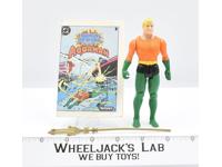 Aquaman W/Comic 100% Complete DC SUPER POWERS 1984 Kenner 5" Action Figure