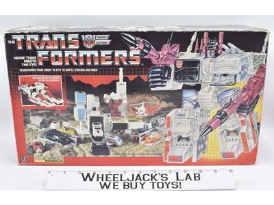 Metroplex NICE FIGURE W Box 100% Complete 1985 Vintage G1 Transformers