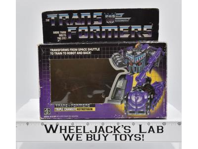 Astrotrain Box Only 1985 Action Figure Vintage Hasbro G1 Transformers
