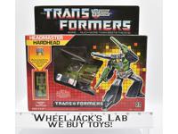 Hardhead Headmaster MIB NICE BOX NICE FIGURE Hasbro 1987 Vintage G1 Transformers