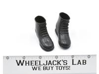 GI Joe Action Soldier Black Boots Hasbro Accessory Vintage