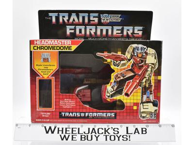 Chromedome Headmaster MIB NICE FIGURE 1987 Vintage Action Figure G1 Transformers