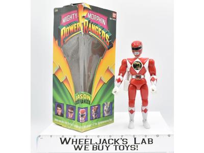 Jason Red Ranger Complete W Box MMPR Karate Action Power Rangers 1993 Bandai