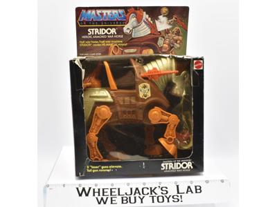 Stridor W Box Complete 1983 He-Man Masters of the Universe MOTU Mattel Vintage