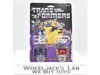 Frenzy &amp; Laserbeak CARDBACK W BUBBLE 100% Complete Vintage 1984 G1 Transformers
