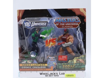 Green Latern Vs Zodac MOTU Classics DC Comics 2010 Mattel 2-Pack NEW SEALED