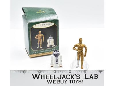 C-3PO and R2-D2 1997 Set Of 2 Star Wars Hallmark Keepsake Ornament