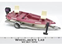 Ranger Bass Boat With Trailer #3641 Mercury Outboards Toy Boat Ertl