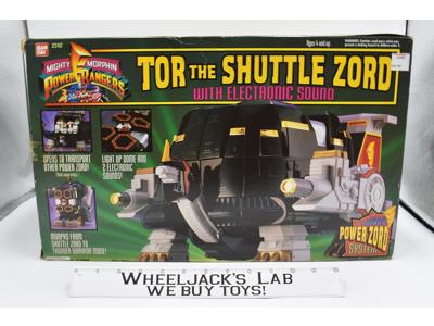 Tor The Shuttle Zord WORKS W Box 100% Complete MMPR Power Rangers 1994 Bandai