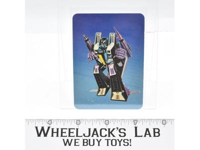 Skywarp Card 101 Variant Color Transformers Action Trading Cards 1985 G1