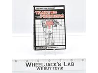Silverbolt Action Figure Vintage Instruction Manual Booklet 1986 G1 Transformers