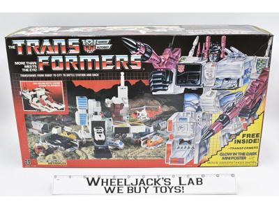 Metroplex NEAR MINT FIGURE W Box 100% Complete 1985 Vintage G1 Transformers