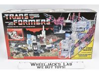 Metroplex NEAR MINT FIGURE W Box 100% Complete 1985 Vintage G1 Transformers