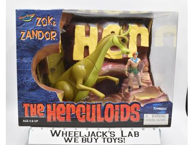 Zok &amp; Zandor NEW The Herculoids Hanna Barbera Toynami 2003 Action Figures