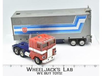 Optimus Prime Cab + Trailer - 1985 Vintage G1 Transformers Hasbro Action Figure