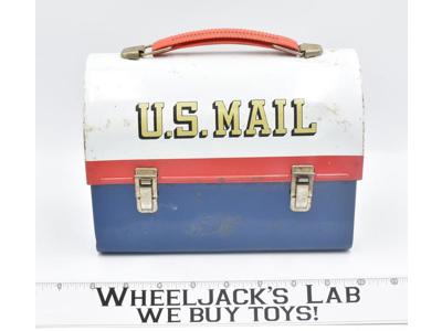 Vintage 1969 US Mail Box Post Office Zip Code Metal Lunchbox Aladdin