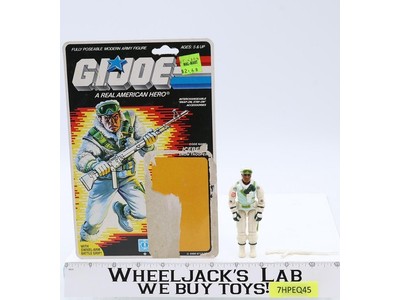 Iceberg V1 100% Complete W/ 36 CARDBACK 1986 GI Joe Hasbro Vintage Action Figure