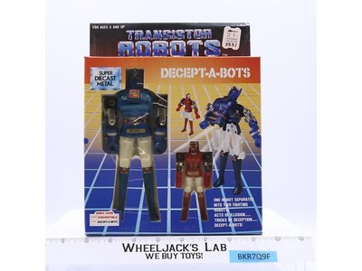 Decept-A-Bots Transistors Robots 1985 Four Star Vintage Action Figure NEW MIB