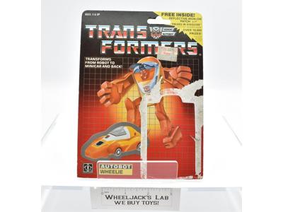 Wheelie Cardback Vintage 1986 G1 Transformers Hasbro Action Figure