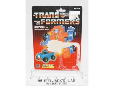 Gears Cardback Vintage Hasbro 1984 G1 Transformers Action Figure
