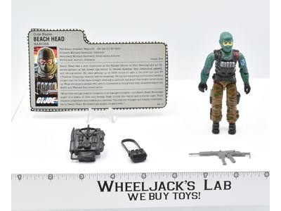 Beach Head Ranger 100% Complete GI Joe 1985 Hasbro Vintage Action Figure