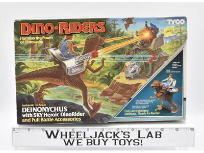Deinonychus W Sky Boxed Dino Riders Vintage Action Figure 1987 Tyco