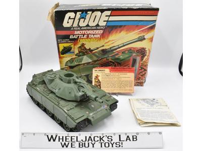 Mobat Motorized Battle Tank 1982 WORKS Complete W/Box GI Joe Vehicle Vintage