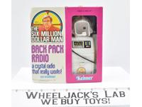 Back Pack Radio W Box Six Million Dollar Man Bionic Man 1975 Kenner Vintage