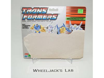 Air Patrol Micromaster Cardback Vintage 19890 G1 Transformers Vintage Hasbro