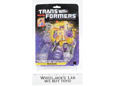 MIcromaster Set Ruckus Card W/Bubble Action Figure Transformers