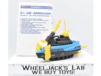 Barracuda 100% Complete 1992 Gi Joe Vintage Action Figure Vehicle Hasbro