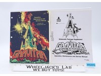 ATARI Gravitar Game 1982 Operation & Service Manual + Schematics Supplement