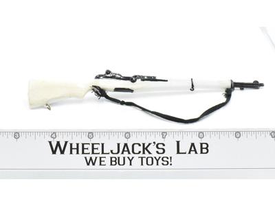 GI Joe 1964 12" Dress Parade White M-1 Rifle Accessory Vintage