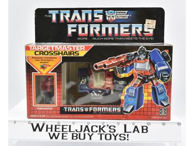 Crosshairs MIB GEM MINT FIGURE NICE BOX Complete 1987 Vintage G1 Transformers