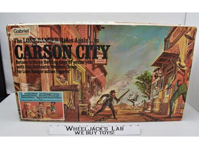 The Lone Ranger Rides Again In Carson City Old West Town 1973 Playset Gabriel