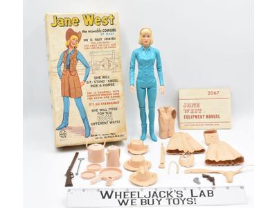 Jen West w/Box Best of the West Johnny West Marx 12" 1/6 Vintage