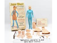 Jen West w/Box Best of the West Johnny West Marx 12" 1/6 Vintage