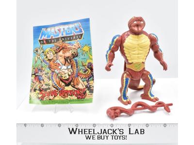 Rattlor 100% Complete 1985 He-Man MOTU Mattel Masters of the Universe W/ Comic