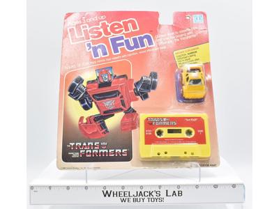 Cliffjumper Listen 'n Fun Cassette NEW Vintage G1 Transformers Action Figure